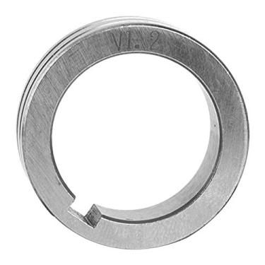 Imagem de Compra Maluca Rolo alimentador de arame, guia de alimentação, guia de alimentação, rolo, fio de aço para soldagem, alimentador de fio de aço inoxidável para binzel (1,2 mm)