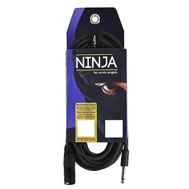 Imagem de Cabo Santo Angelo Ninja NM E-20 P10 Mono/XLR Macho 10 FT/3,05 Metros