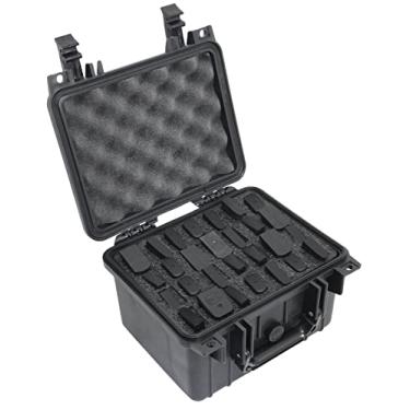 Imagem de Case Club 28 Pistol Magazine (Fits Single Stack & Double Stack!) Travel & Storage Waterproof Hard Case -Easily Customizable to fit Multitudes of Pistols, Magazines, & Accessory Pocket Configurations!