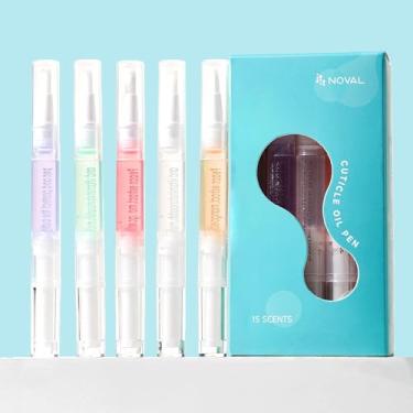 Imagem de NOVAL Conjunto De Canetas De Óleo Para Cutículas - 15 Canetas De Óleo Para Cutículas Perfumadas Para Unhas Saudáveis E Fortes - Pacote A Granel Para Cuidados Com As Unhas - Nutritivo, Fácil De Tran