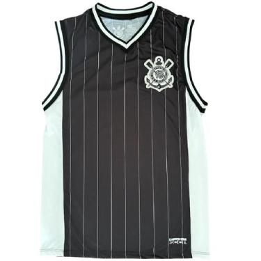 Imagem de Regata Corinthians Masculina Dry  Tecido Dry Fit, Alta Performance - C