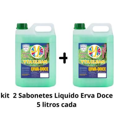 Imagem de kit 2 Sabonetes Erva Doce Perfumado e Hidratante 5 litros cada - YTA C