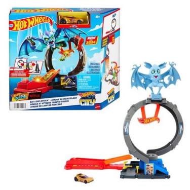 Imagem de Pista Hot Wheels City Ataque do Morcego Com Looping e Carrinho Sortido