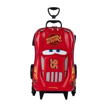 Imagem de Mochila 3D De Rodinha Carros Relâmpago Mcqueen
