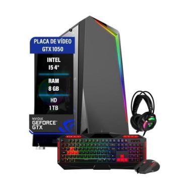 Imagem de Pc Gamer Intel I5 4º Geração Gtx 1050 Memória 8Gb Hd 1Tb - Fonecar Inf