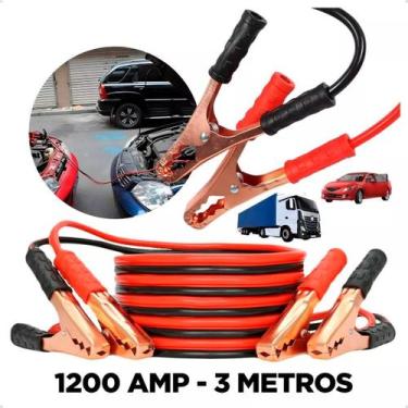Imagem de Cabo Auxiliar Bateria Caminhão 1200Amp Partida-Chupeta - Bivena