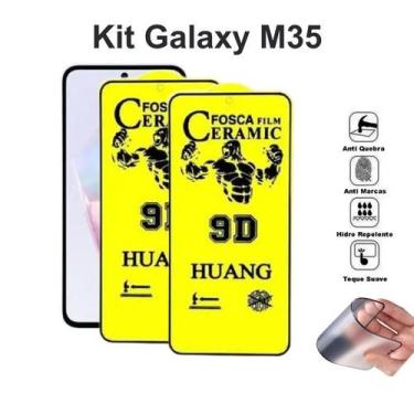 Imagem de Kit 2x Películas de Cerâmica Fosca Flexíveis para Samsung Galaxy M35 5