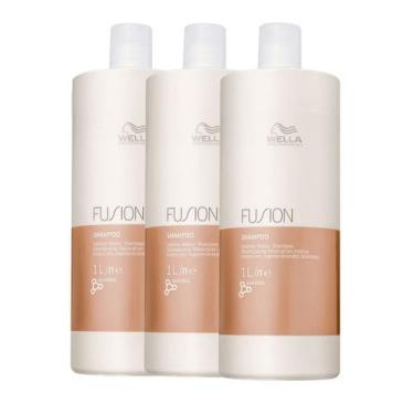 Imagem de Kit 3 Shampoo Fusion 1L - Wella Professionals