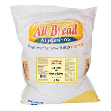 Imagem de Mistura Bolo Cup Cake Red Velvet All Bread 2,5 Kg