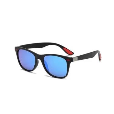 Imagem de Óculos de Sol Polarizado Pesca Anti Reflexo Esportivo Uv400 Premium (Azul)