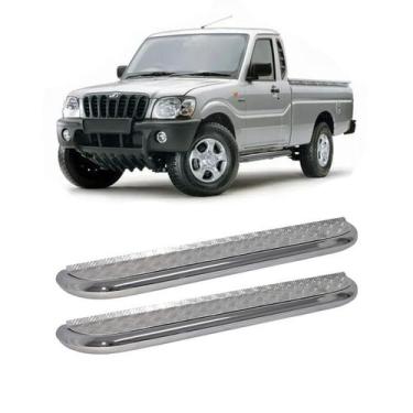 Imagem de Estribo Pick-Up 2008 2009 2010 2011 2012 Cab Simples Cromado - CCF