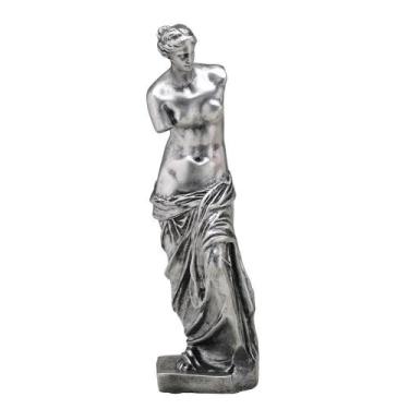 Imagem de Figura Decorativa Estatueta Vênus Milo Prata 29 X 8 X 8 Cm - Mabruk