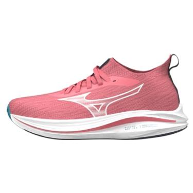 Imagem de Mizuno Tênis de corrida feminino Neo Zen, Coral-branco impressionante, 42