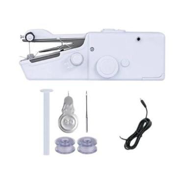 Imagem de Máquina De Costura Mini Portátil Elétrica Para DIY, Artesanato E Supri