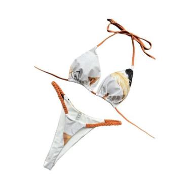 Imagem de Biquini Brasileiro Sexy com Estampa de Leopardo - Ruotongsept, BR-P, 2