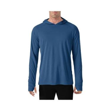 Imagem de Camiseta Masculina de Manga Comprida UV - Respirável, Secagem Rápida e