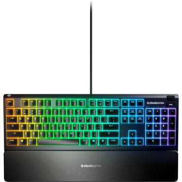 Imagem de Teclado Gaming Steelseries Apex 3 Whisper Quiet - Preto