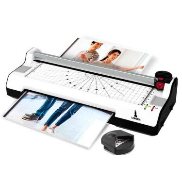 Imagem de Plastificadora Laminadora Refiladora Lorben 5x1 A4 Documentos Cartões 220v