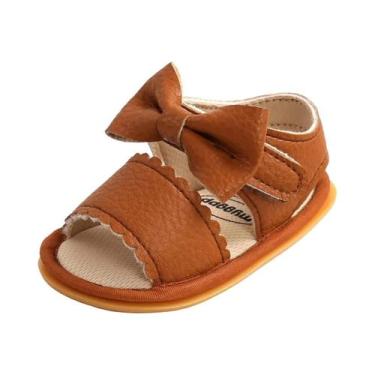 Imagem de Sandálias De Verão Para Bebês, Sola De Borracha Macia, Antiderrapante,