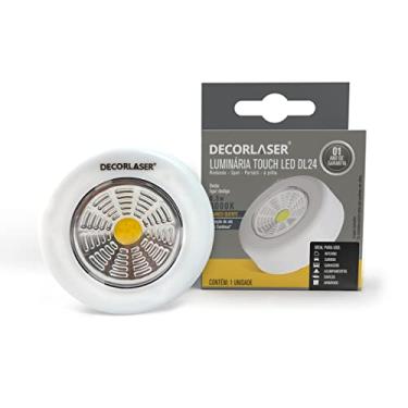 Imagem de MINI LUMINARIA DE EMERGENCIA E MOVEIS BOTTON LED C/3PILHAS Cor:Preto;Tonalidade:6500K (Branco Frio)