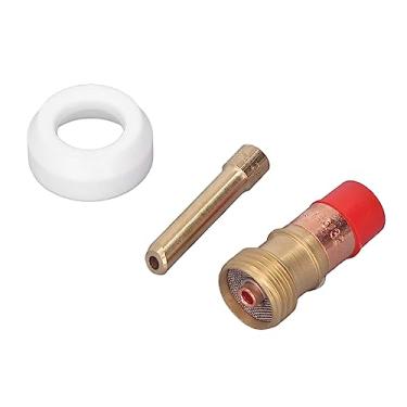 Imagem de Capa Frontal de PTFE para Tocha de Soldagem, Resistência Ao Desgaste, Cobre Vermelho, ABS, Pistola de Soldagem TIG, Lentes a Gás, Portátil, Robusta para WP17