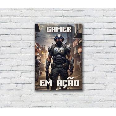 Imagem de 10 Placas Decorativas Gamer MDF 20x28 Atacado Revenda