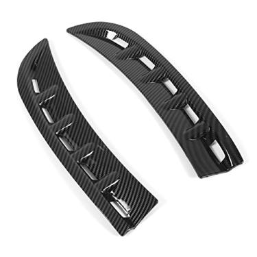 Imagem de Protetor de spoiler lateral, forte estabilidade, 1 par, redução de resistência ao ventilação lateral do para-choque dianteiro requintado e baixo ruído para CLS Classe C257 (estilo de