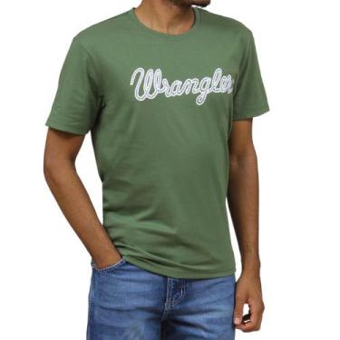 Imagem de Camiseta Masculina Verde Wrangler 34162