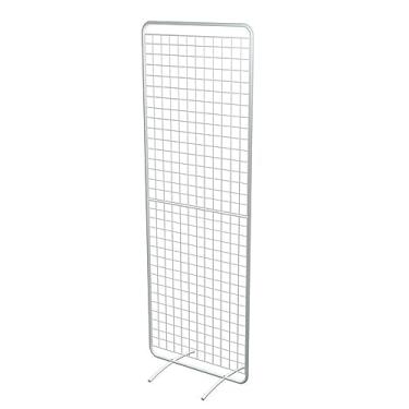 Imagem de Instalojas Expositor De Chão Biombo Tela Aramada Branco