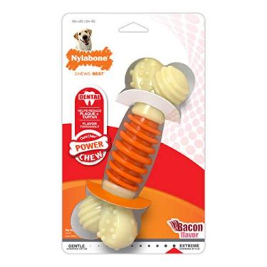 Imagem de Nylabone PRO Action Brinquedo mastigável durável para cães sabor bacon grande/gigante – até 23 kg.