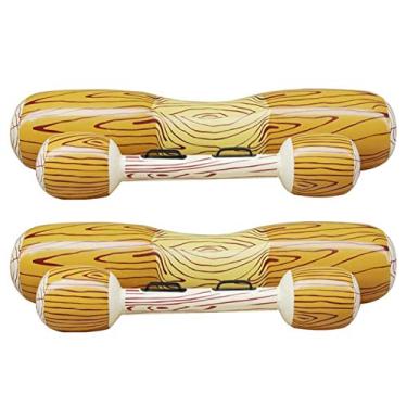 Imagem de Mxtech Jangada Flutuante Interessante Inflável para Duplas, Vara de Sentar e Bastão de Mão, Diversão na Água, Verão, Piscina, Praia