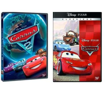 Imagem de Dvd Disney Pixar Carros + Dvd Disney Pixar Carros 2 - Sonopress Rimo