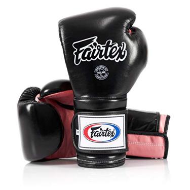 Imagem de Fairtex BGV9 Muay Thai para boxeadores e treinadores profissionais | Luva estilo mexicano para rebatedores duros | Luvas de MMA para artes marciais | Luvas de boxe leves e absorventes de choque de