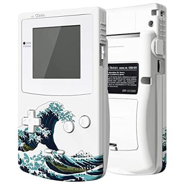 Imagem de Capa de substituição completa com botões para Gameboy Color da eXtremeRate The Great Wave da IPS – Adequado para GBC OSD IPS e IPS regulares e LCD padrão – Console e tela IPS não incluídos