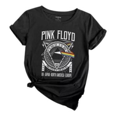 Imagem de Camisa Feminina Baby Look Banda De Rock Pink Floyd 2024 - Jmv