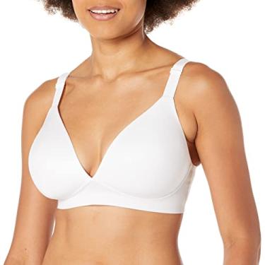 Imagem de Bali Camiseta feminina Comfort Revolution toque macio perfeito sem aro sutiã Df3460, Branco, XG