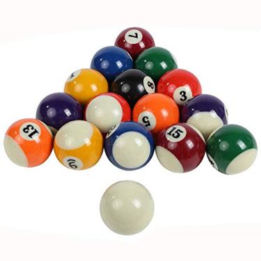 Imagem de TGA Sports Conjunto de bolas de bilhar bolas de bilhar, conjunto de bolas de bilhar de 3,8 cm (1-1/2 polegada (mini bolas))