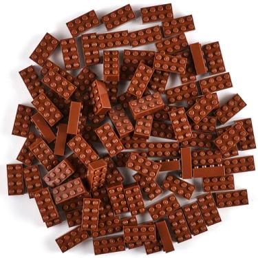 Imagem de Strictly Briks Classic Bricks Starter Kit, Brown, 96 Pieces, 2x4 Studs, Building Creative Play Set for Ages 3 and Up, 100% Compatible with All Major Brick Brands