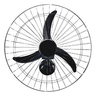 Imagem de 3 Pç Ventilador Oscilante Parede 60cm Bivolt Preto Ventisol Cor Das Pás Preta Diâmetro 60 Cm Frequência 200w Material Das Pás Plástico 110v/220v VENTILADOR VENTISOL