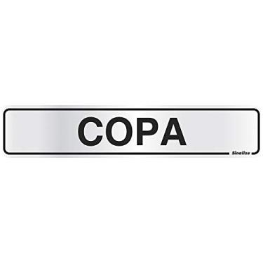 Imagem de Placa em Alumínio 5X25 Cm - Copa, SINALIZE, 100AH, Prata
