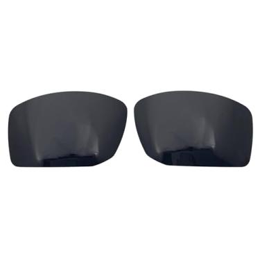Imagem de Lentes de reposição para óculos de sol Oakley Gibston OO9449/polarizadas de 1,5 mm/fácil de instalar (preto), Preto, 61*39mm