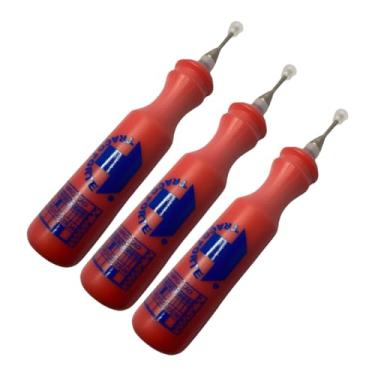 Imagem de Kit 3 Tinta Lacre Marcador Caneta Bisnaga Para Parafusos Peças Industrial 2Cm (Vermelho)