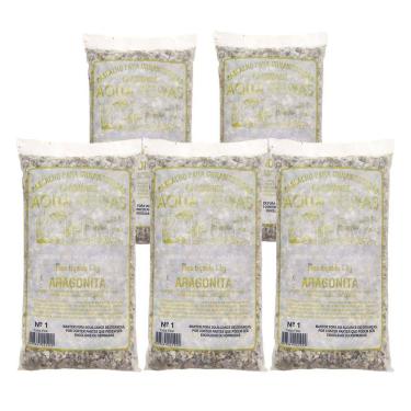 Imagem de Substrato Aragonita para Aquários e Jardins N°1 - 5kg