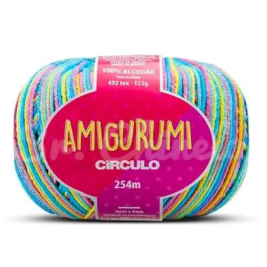 Imagem de Fio Amigurumi Círculo 254m 100% Algodão UNICORNIO 9534