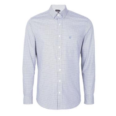 Imagem de Camisa Masculina Individual Xadrez Azul Claro-Masculino