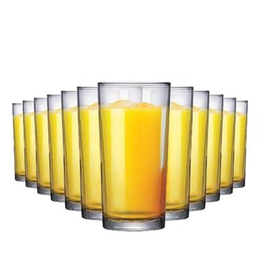 Imagem de Ruvolo Copo de Vidro, Jogo de Copo Long Drink para Água, Suco e Multiuso 255ml, 12 pcs