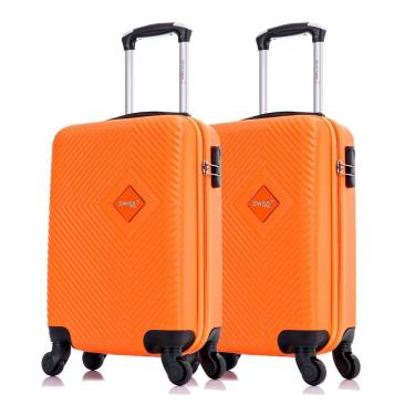 Imagem de Mala de Bordo 2 peças Zug Laranja Swiss Move