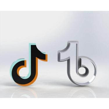 Imagem de Cortador Tik Tok Tamanho 5 Cm
