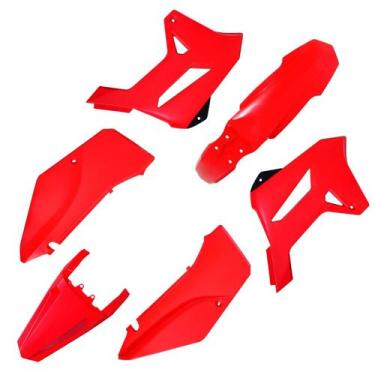 Imagem de Kit Plástico Carenagem Biker R1de Xr 250 Tornado, Vermelho