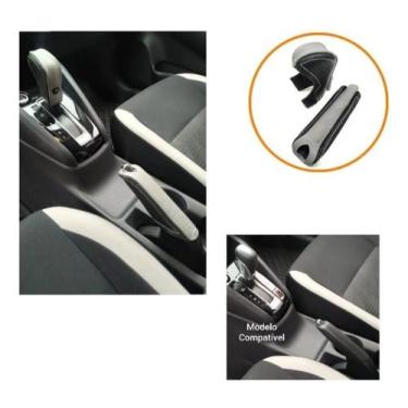 Imagem de Capa Couro Manopla Câmbio Automático e Alavanca Freio de Mão Nissan Ve
